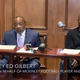 Attorney and family member of McKinley High School student football player who was allegedly forced to eat pork against his wishes and against his religion speaks during news conference in Canton, Ohio..